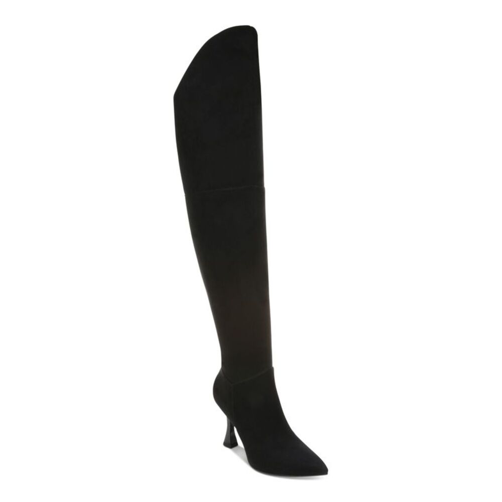 BAR III Womens Black Goring Padded Ammi Pointed Toe Sculpted Heel Boots 6 M